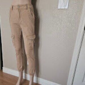 Vip Jeans Women’s Beige Cargo Pants Cotton Blend Size 7/8